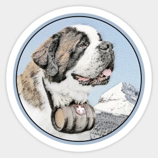 Saint Bernard Sticker